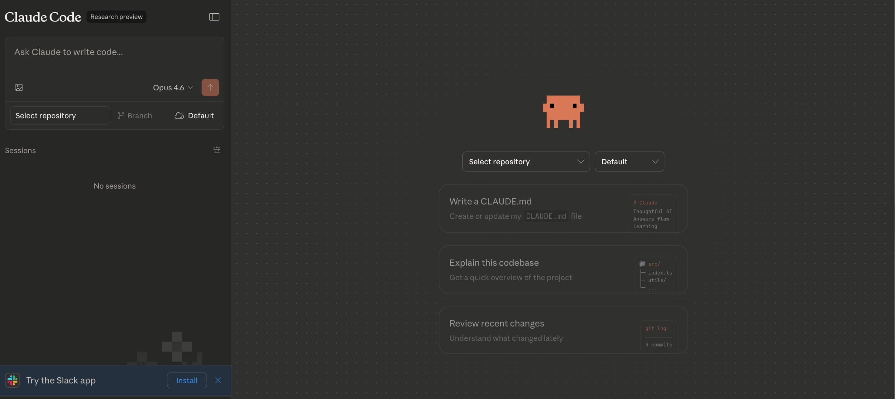 Claude Code Interface