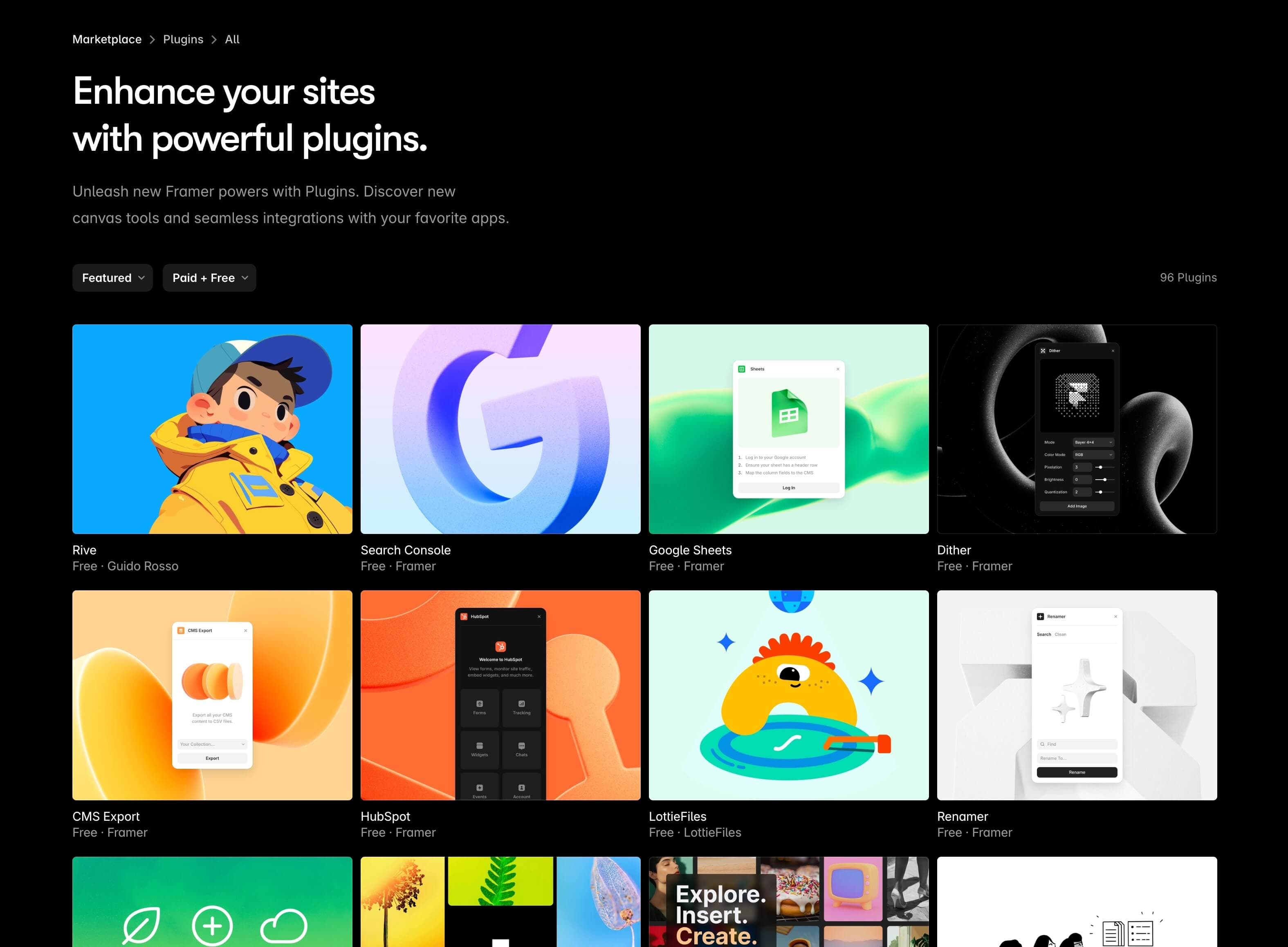 Framer Plugins