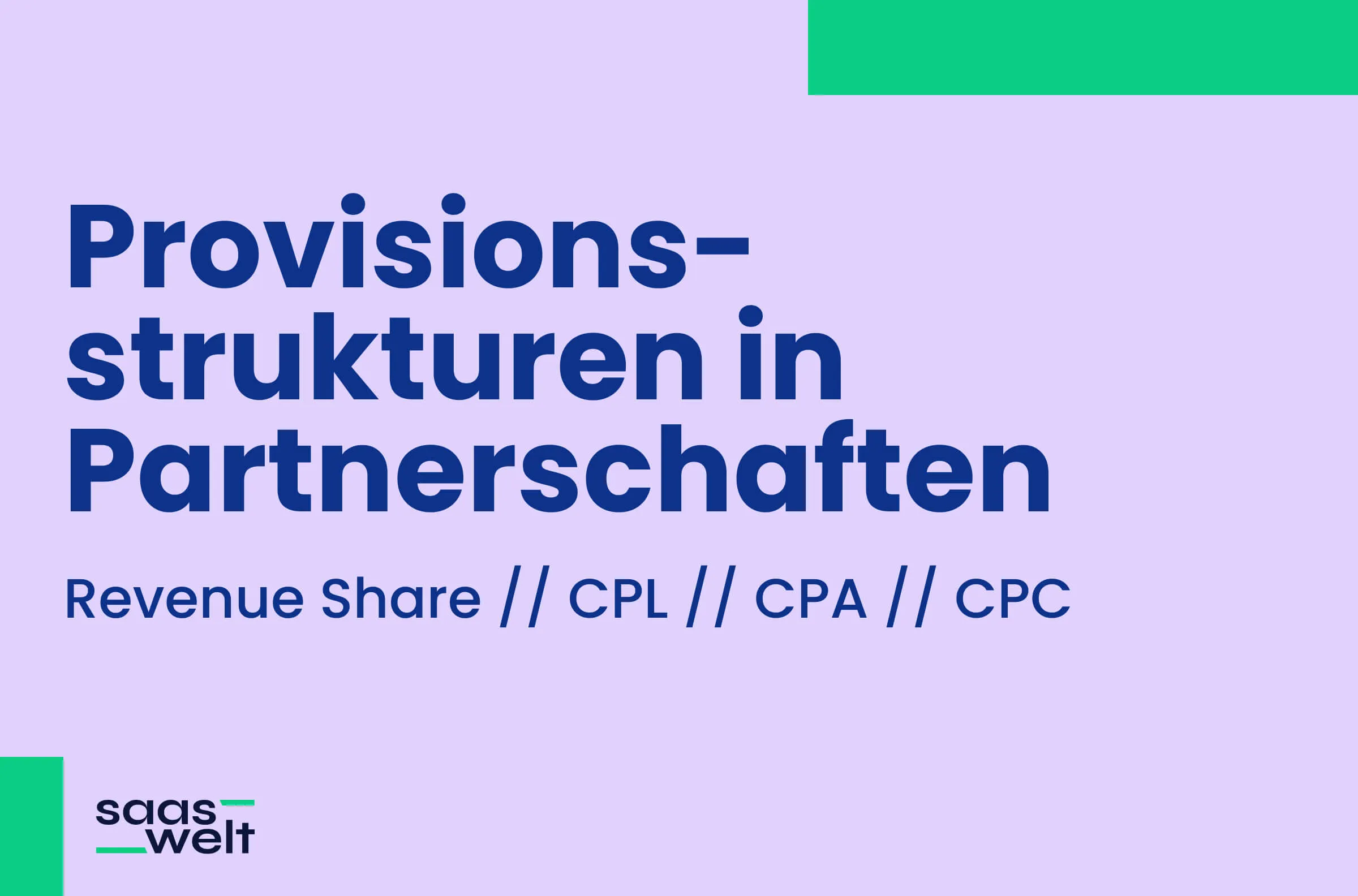Provisionsstrukturen in Partnerschaften: Ein Leitfaden zu den beliebtesten Modellen