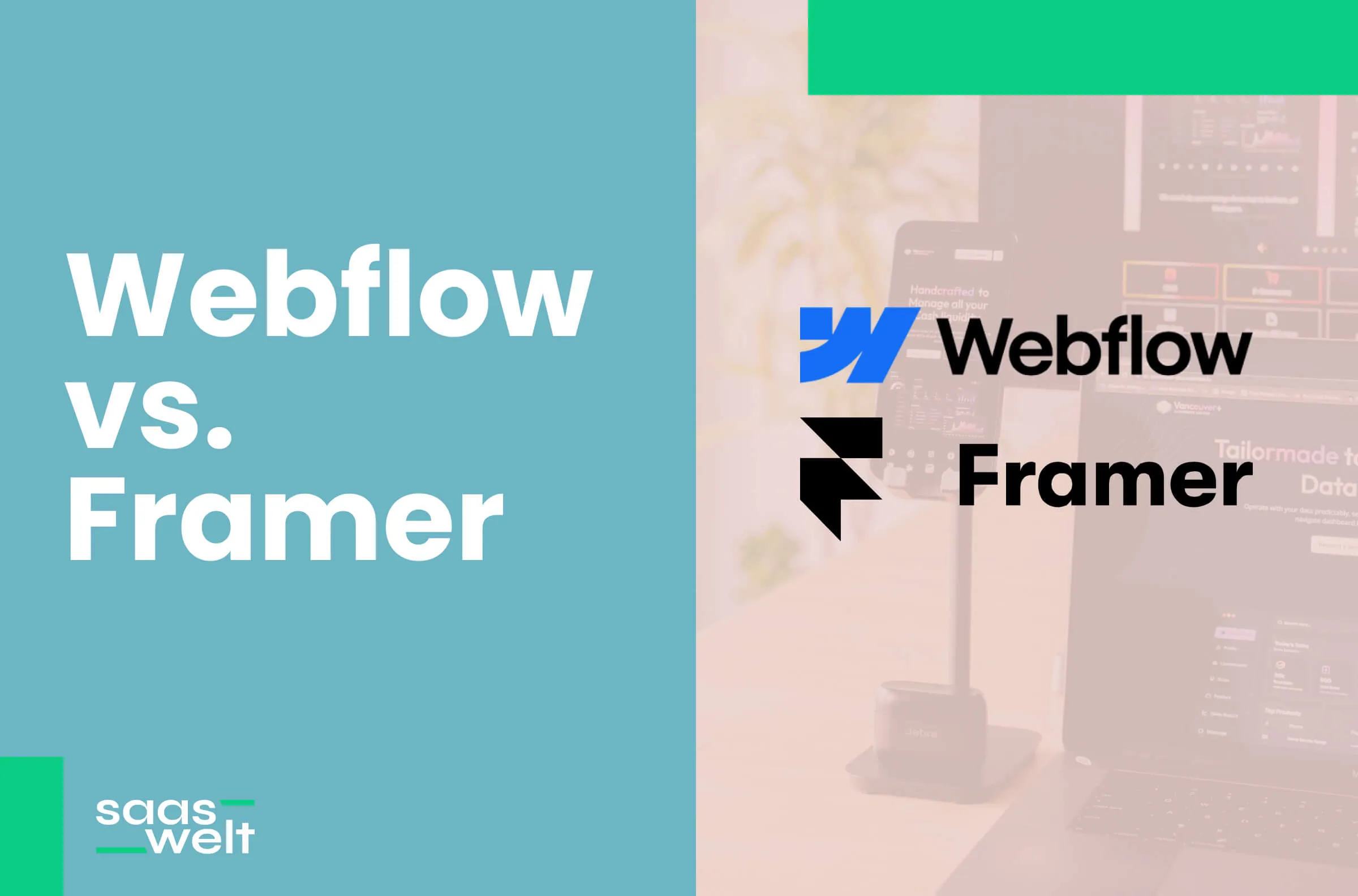 Webflow vs Framer Vergleich 2023: Welcher Baukasten ist der Beste für Ihr Webdesign-Projekt?