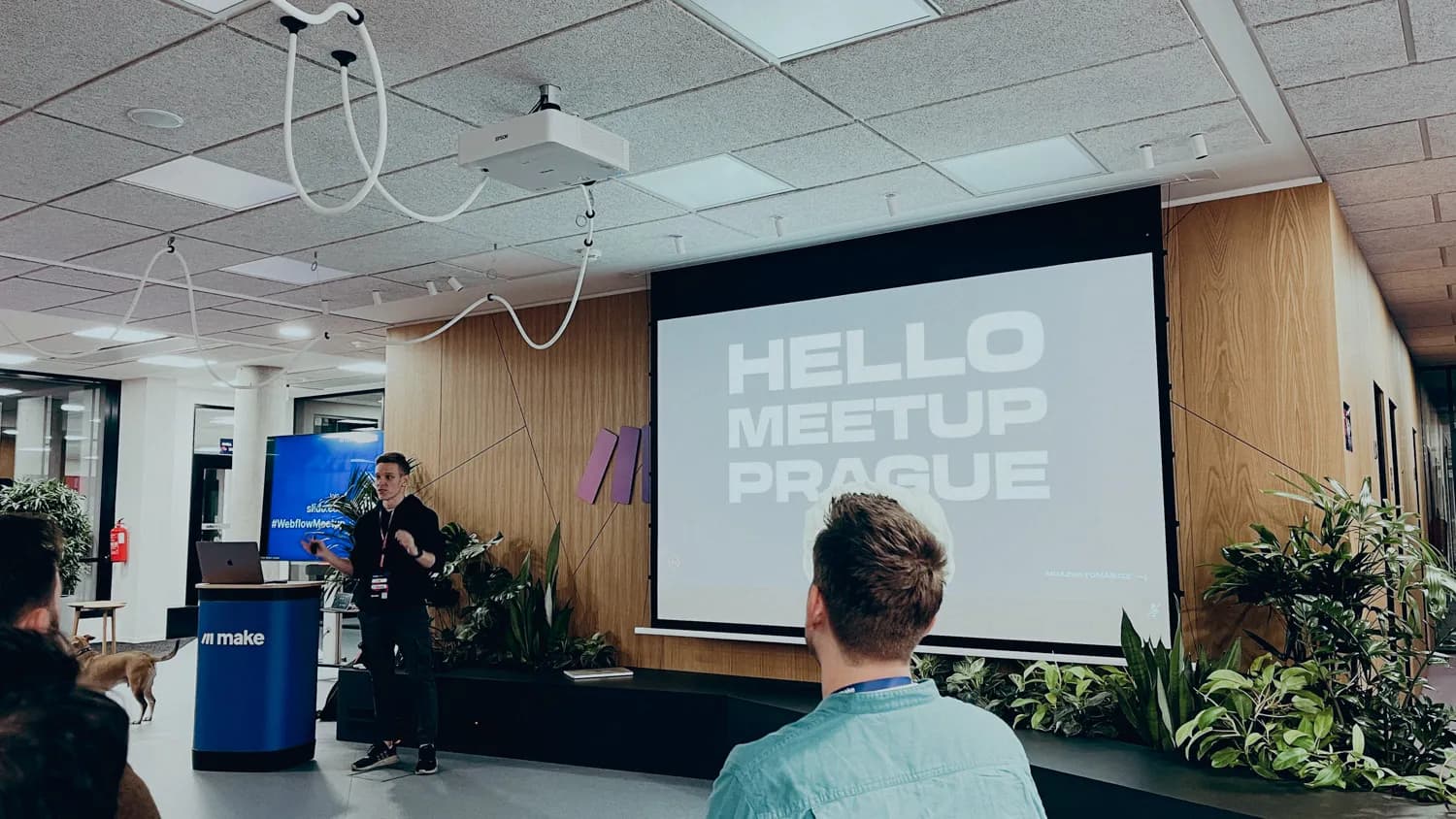 Tomáš Mrázek @ First Czech Webflow Meetup 2023 (Prag)