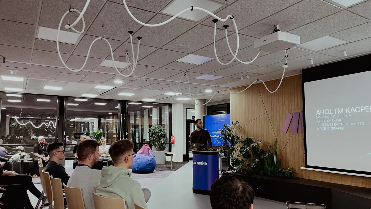 Kacper Murzyn @ First Czech Webflow Meetup 2023 (Prag)