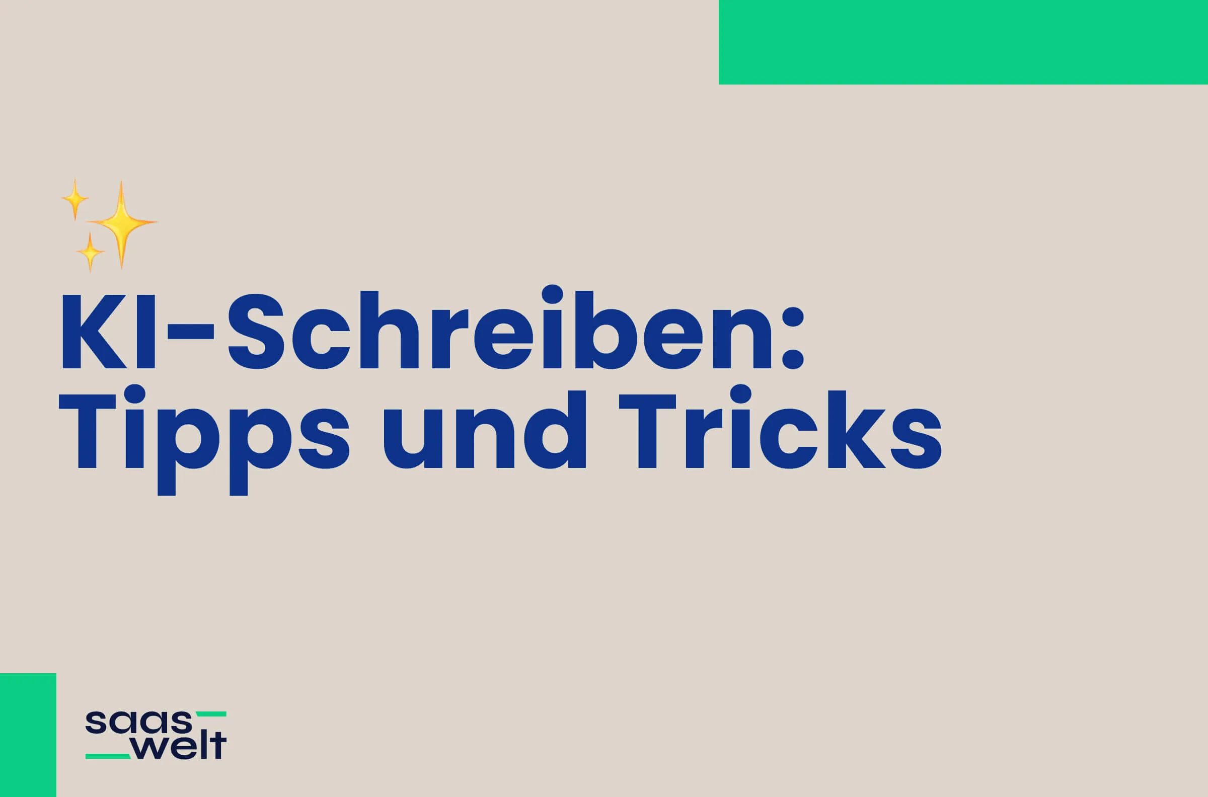 Professionelles KI-Schreiben: Tipps und Tricks