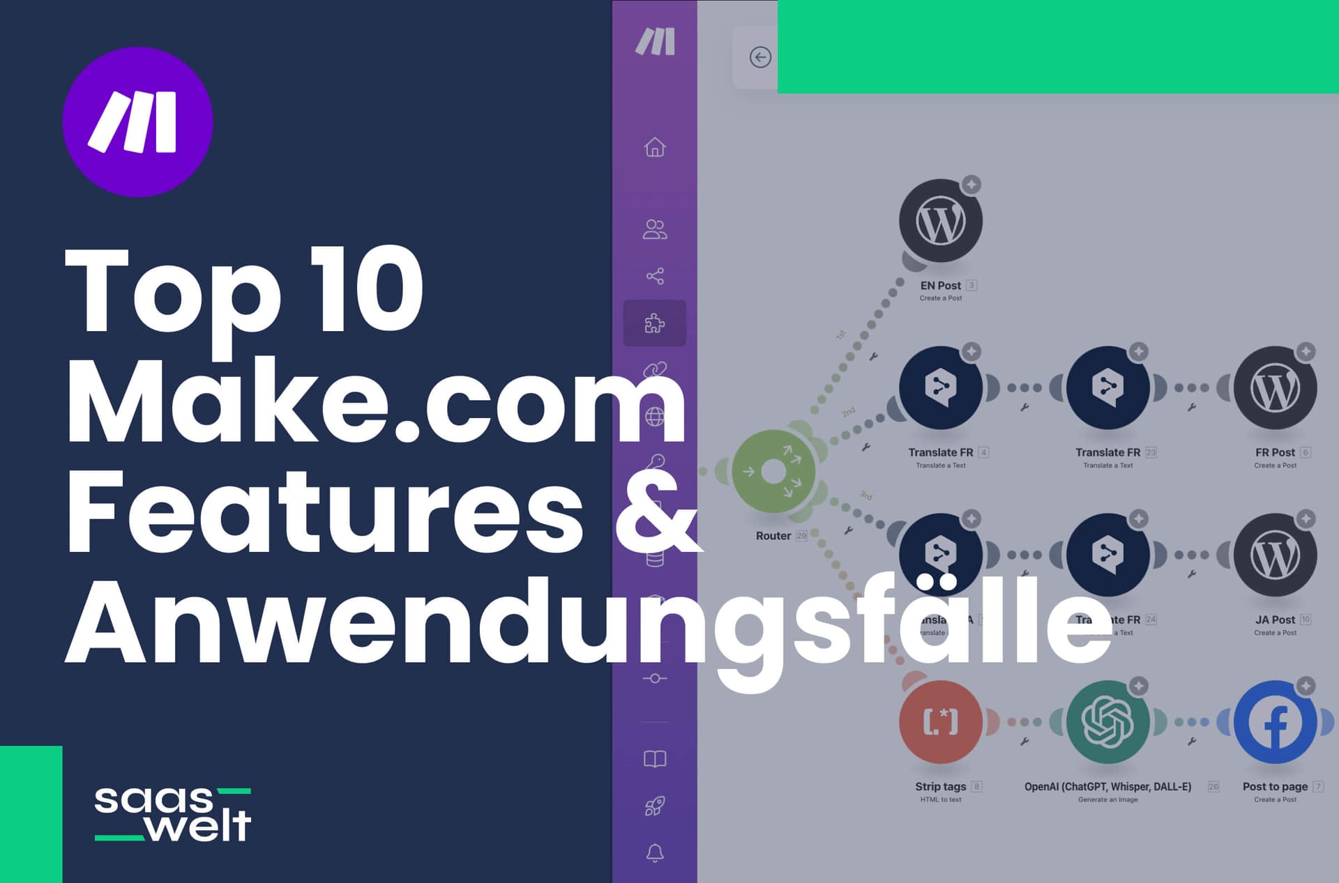 Make.com Business Guide: Die 10 wichtigsten Funktionen und Anwendungsfälle für erfolgreiche Geschäftsautomatisierung
