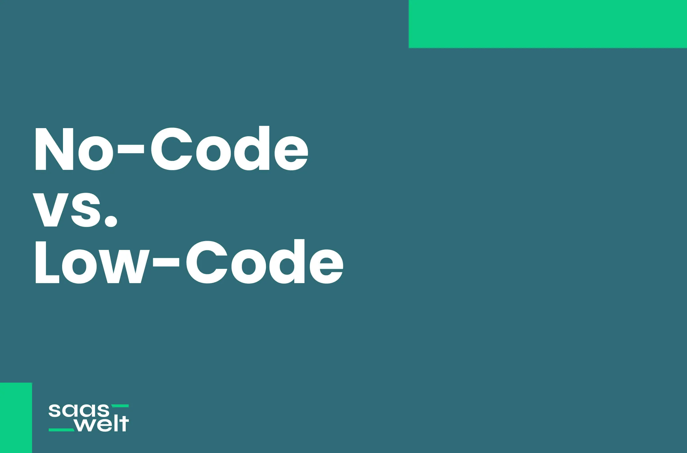 No-Code vs. Low-Code: Was ist der Unterschied?