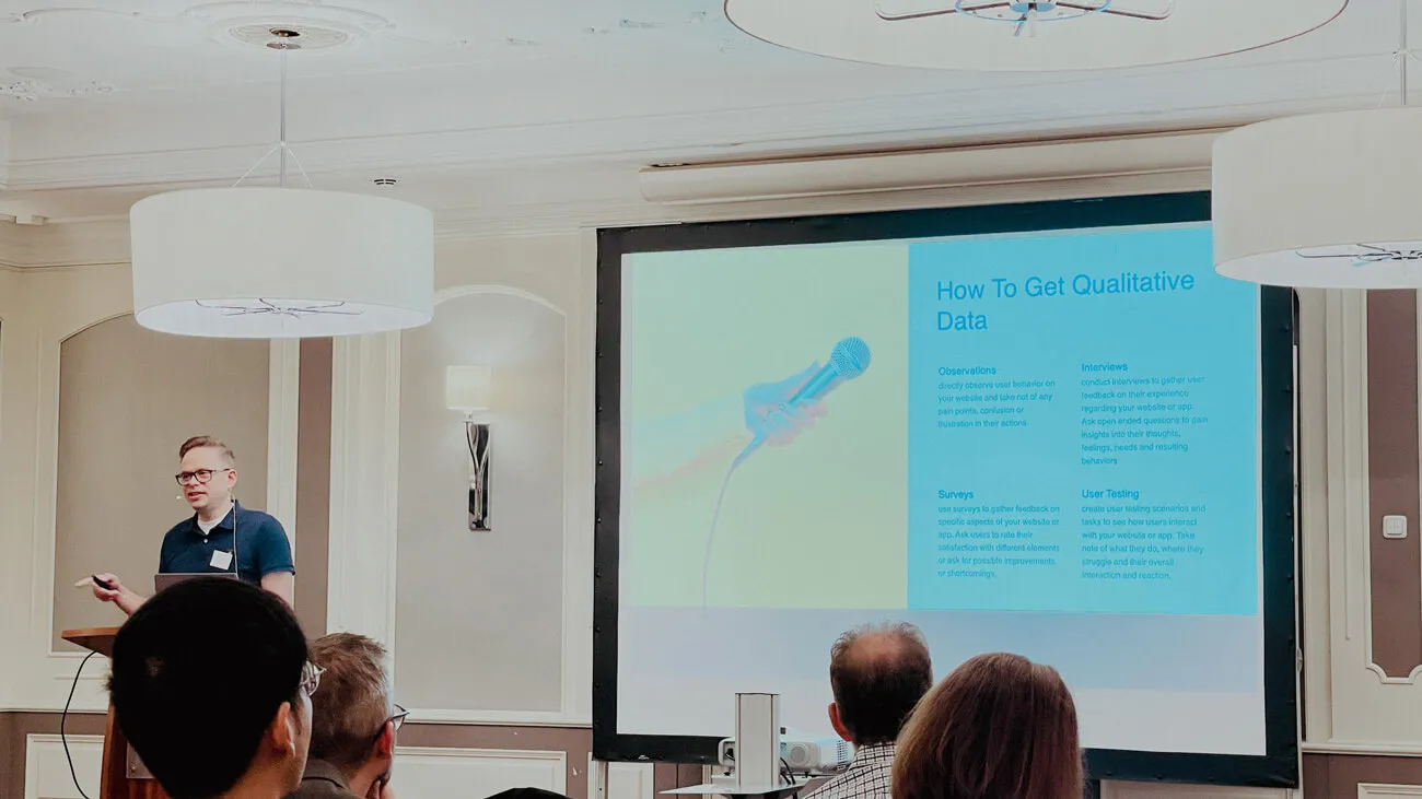 Michael Richter von Robinson @ Optimizely Digital Experimentation Forum 2023