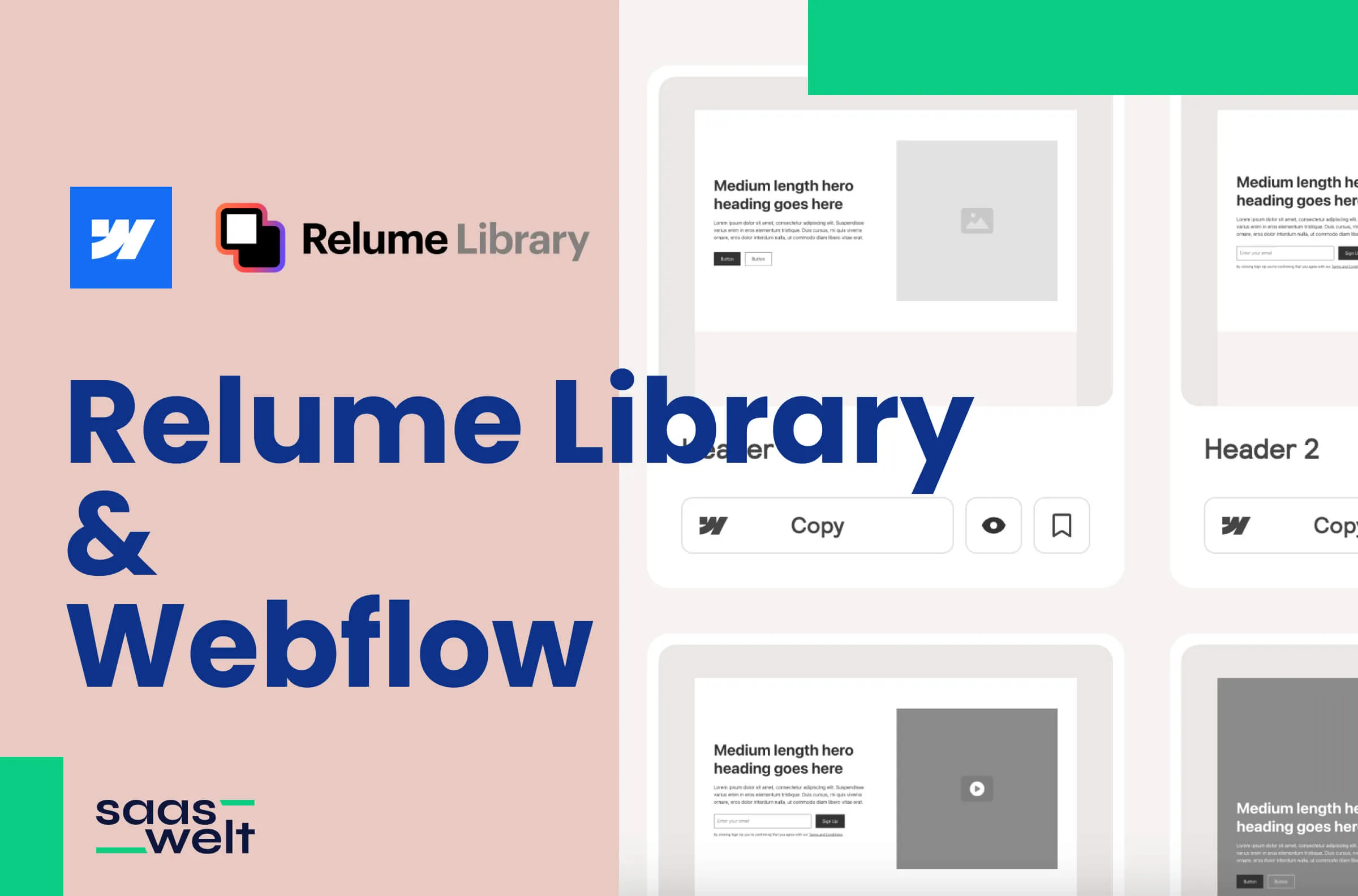 Relume Library: Die ultimative Ressource für Webflow-Designer