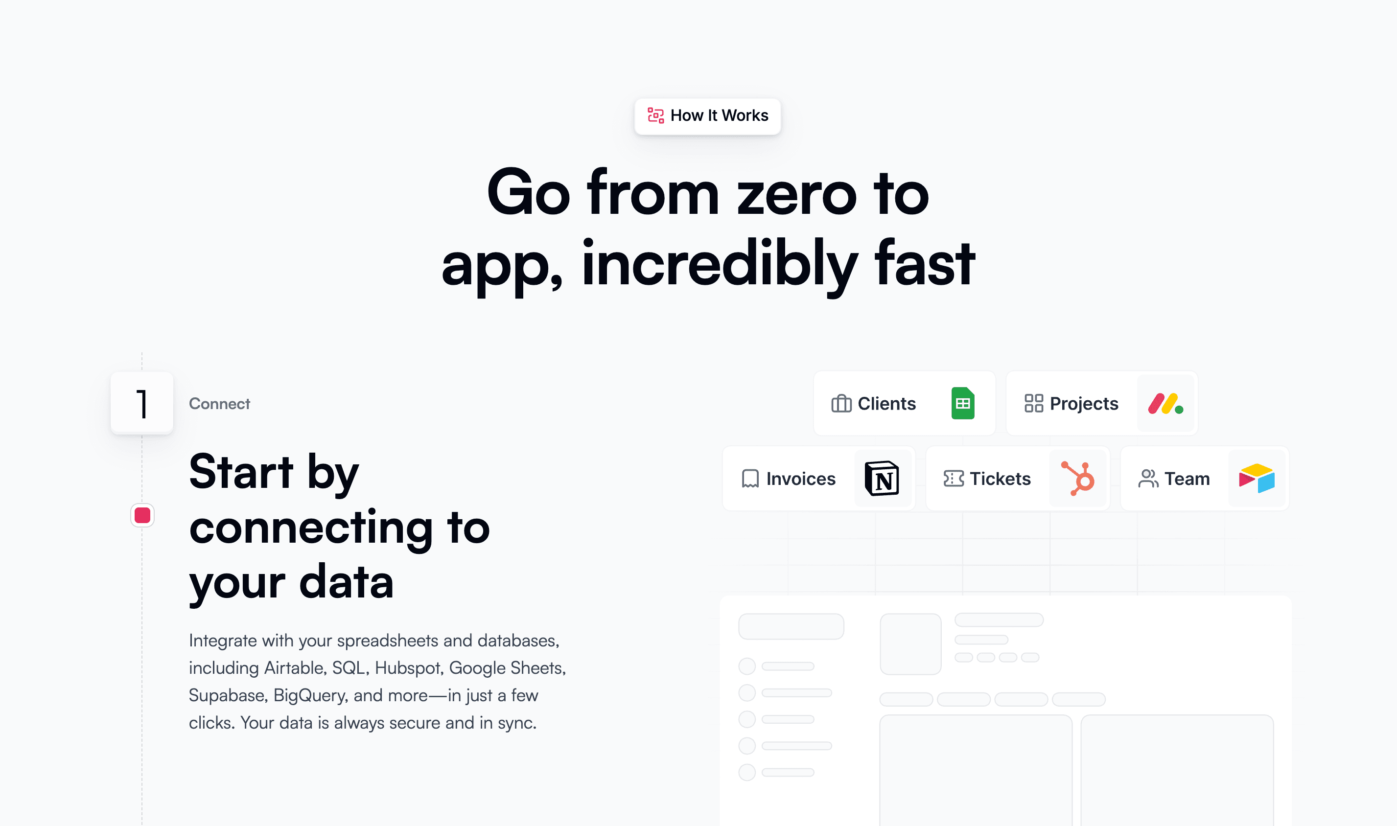 Softr Website Breakdown - Produktvisualisierung