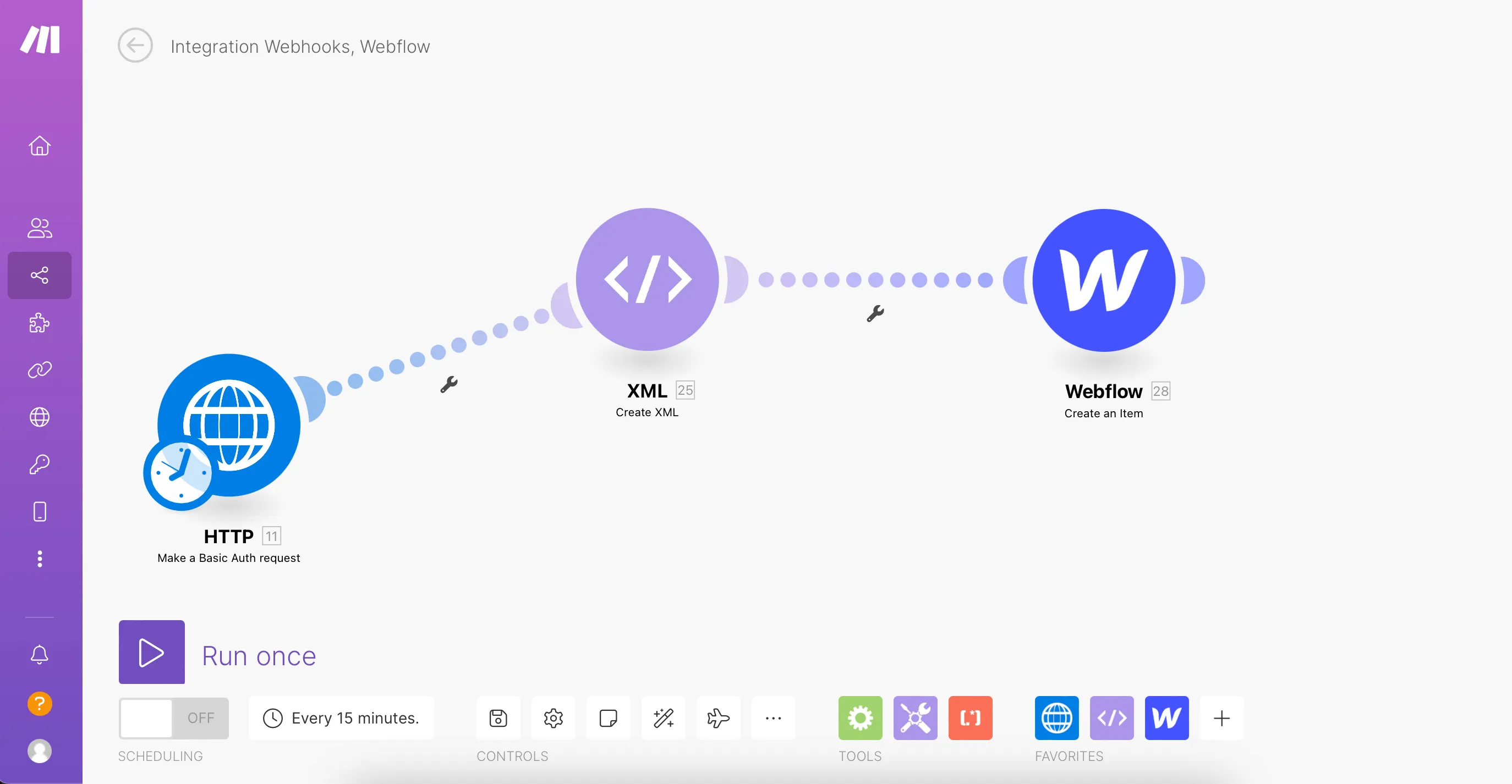 Make Workflow Interface