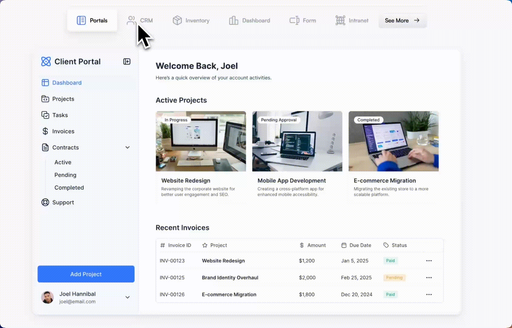 Softr Use Cases Navigation
