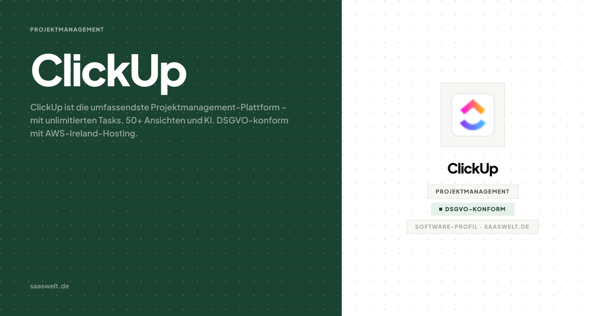 ClickUp Review - Preis, Features & Alternativen | SaaS-Welt